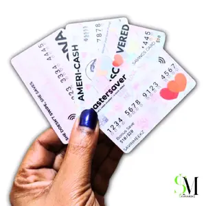 Swipe-Less Cards - Reusable Savings Cards for A6 & A7 Binders - Laminated Cash Budget Cards