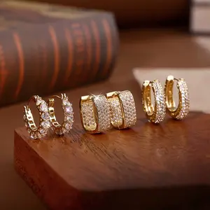 3-pair earrings set, mothersday gifts, earrings women, jewellery, accessories for women，teenage girl accessories, and gift giving,Casual Trendy Jewelry Set,birthday gifts for gf