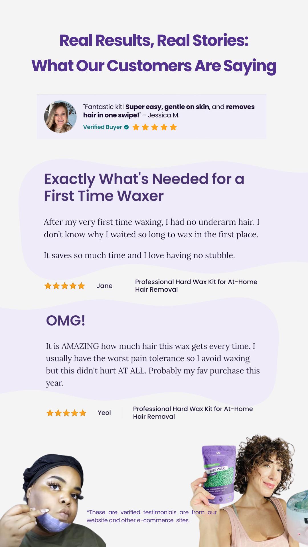 Complete Waxing Kit Set by Tress Wellness | Safe for Full Body Waxing | Armpit, Face, Legs, Brazilian and Bikini Waxing at home | At Home Waxing Kits for Women & Men | Sensitive Skin | Body Care | Waxing Hair Removal Hypoallergenic Wax Beads Hard Wax Kit Complete Waxing Kit Set by Tress Wellness | Safe for Full Body Waxing | Armpit, Face, Legs, Brazilian and Bikini Waxing at home | At Home Waxing Kits for Women & Men | Sensitive Skin | Body Care | Waxing Hair Removal Hypoallergenic Wax Beads Hard Wax Kit