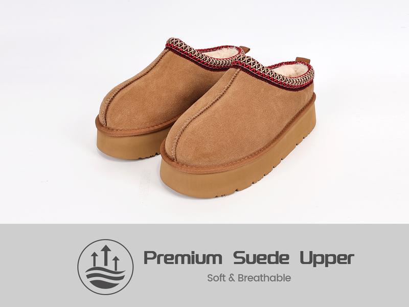 Fur Boots Platform Slippers For Women Fluffy Boots Mini Boots Fuzzy Boots Slippers For Women Outdoor and Indoor Snow Shoes For Women Winter Shoes Women