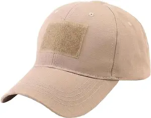 Tactical Baseball Cap - Ripstop Operator Cap with Patch Panels and Adjustable Hook & Loop, Tactical Hats for Men and Women