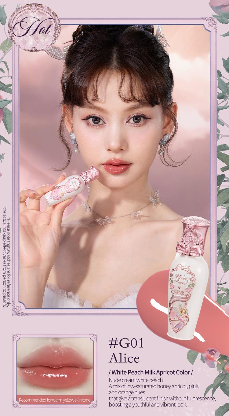 Flower Knows Midsummer Fairytales Collection Coating Lip Lacquer