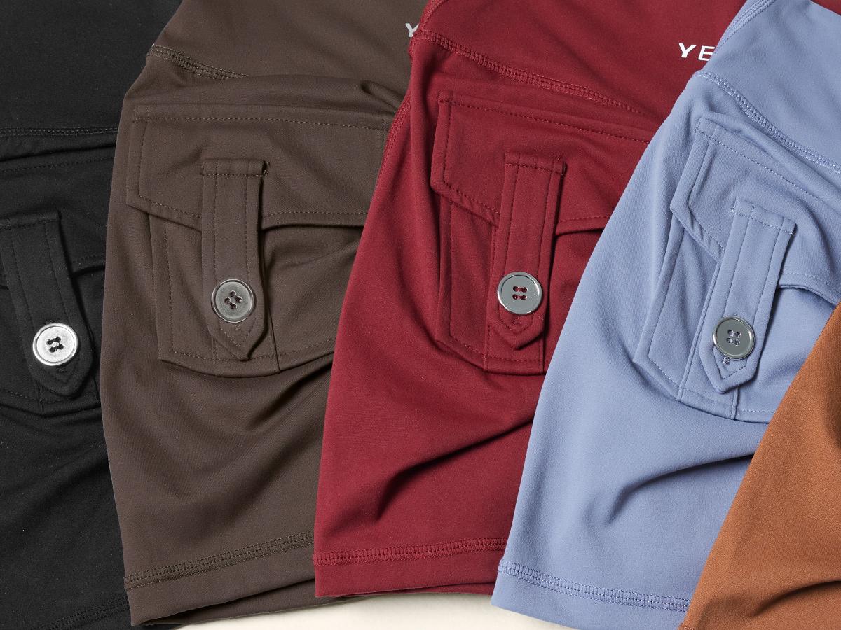 YEOREO CoreFlex Women High Waist Biker Shorts with Pockets Contour Seam Athletic Workout Shorts SpringStatements