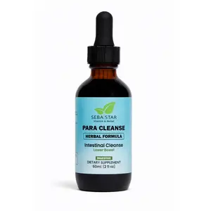 SEBA STAR Para Cleanse Herbal Formula Non-GMO Vegan Gluten & Soy-Free 100% Alcohol-Free Detox for Kids Intestinal Cleanse Digestive Supplement