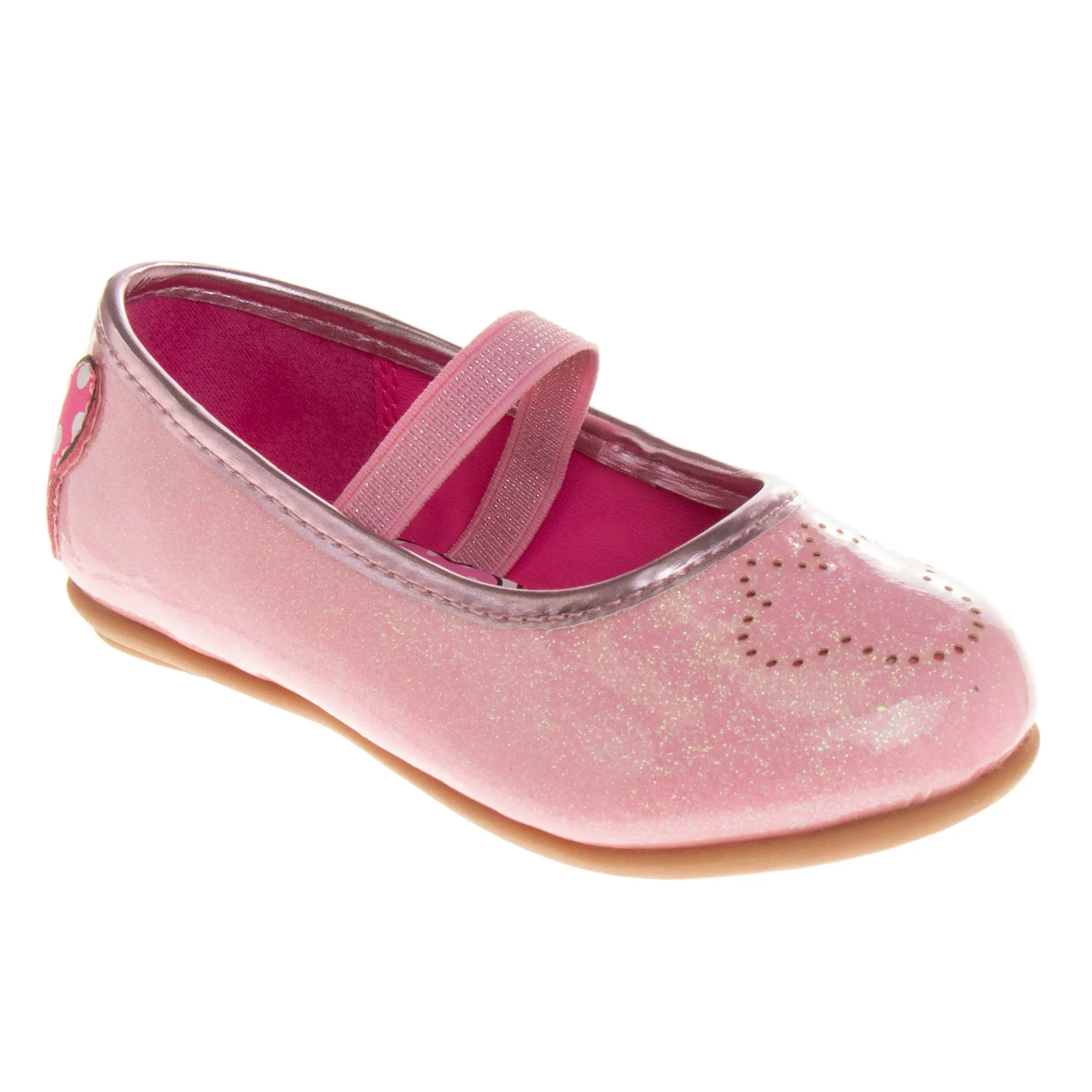Girls Minnie Mouse Mary Jane Flats - Dress up Slip-on Shoes (Toddler)