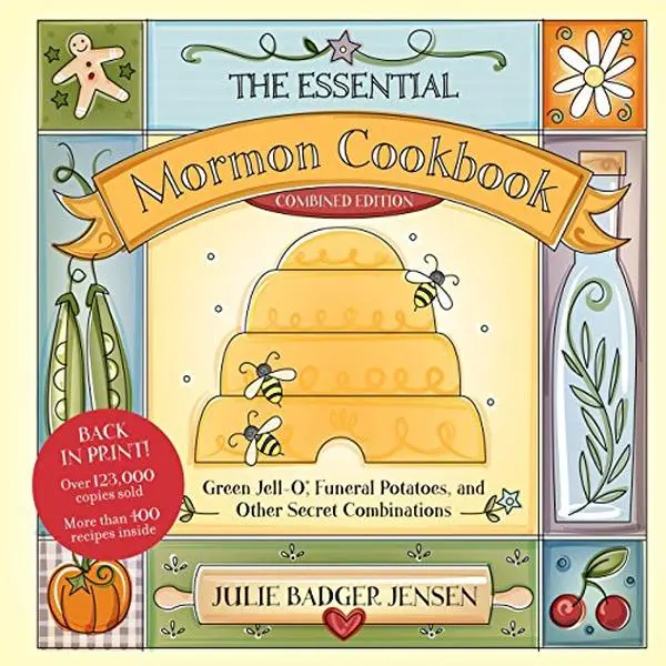 Used Copy - The Essential Mormon Cookbook: Combined Edition by Julie Badger Jensen (Hardcover, English) - Easy Recipe Book for Home Cooking, Pot Roast with Gravy & Christmas Morning Casserole