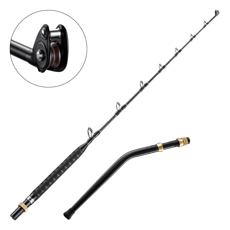Piscifun SALTFLOW Bent Butt Offshore Rod 7FT XH – Heavy Duty Saltwater Fishing Rod for Tuna, Marlin & Shark | Big Game Fishing Gear