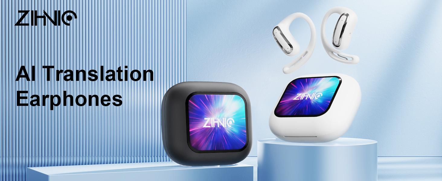 Z--ZIHNIC S16 AI Translation Earbuds, Smart LED Touchscreen, Multi-Mode Bluetooth, Real-Time App Voice Translator, IPX5 Waterproof Z--ZIHNIC S16 AI Translation Earbuds, Smart LED Touchscreen, Multi-Mode Bluetooth, Real-Time App Voice Translator, IPX5 Waterproof
