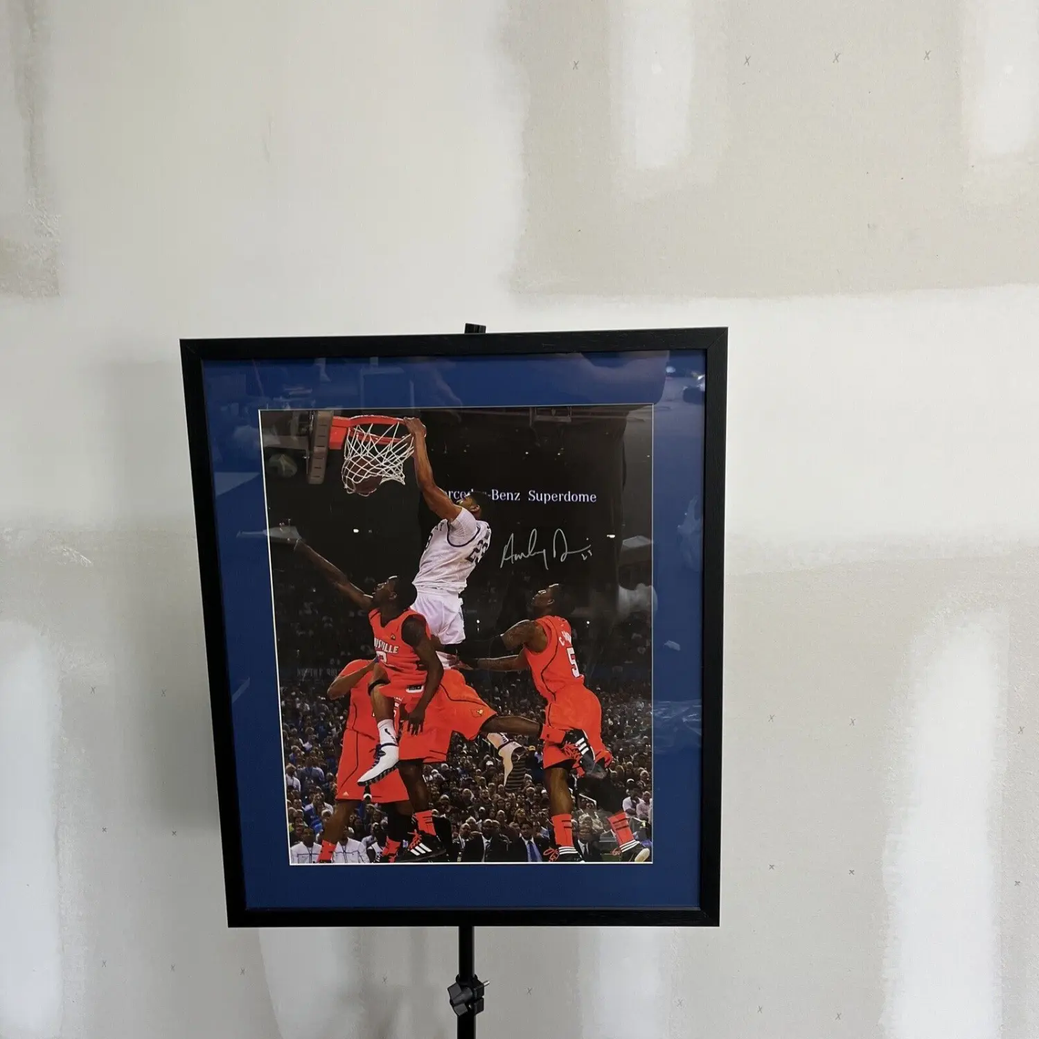 ANTHONY DAVIS - Signed Framed Poster - UK - Curated Mem. COA GTP TPA