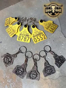 Western Keychain / Llavero est. Vaquero