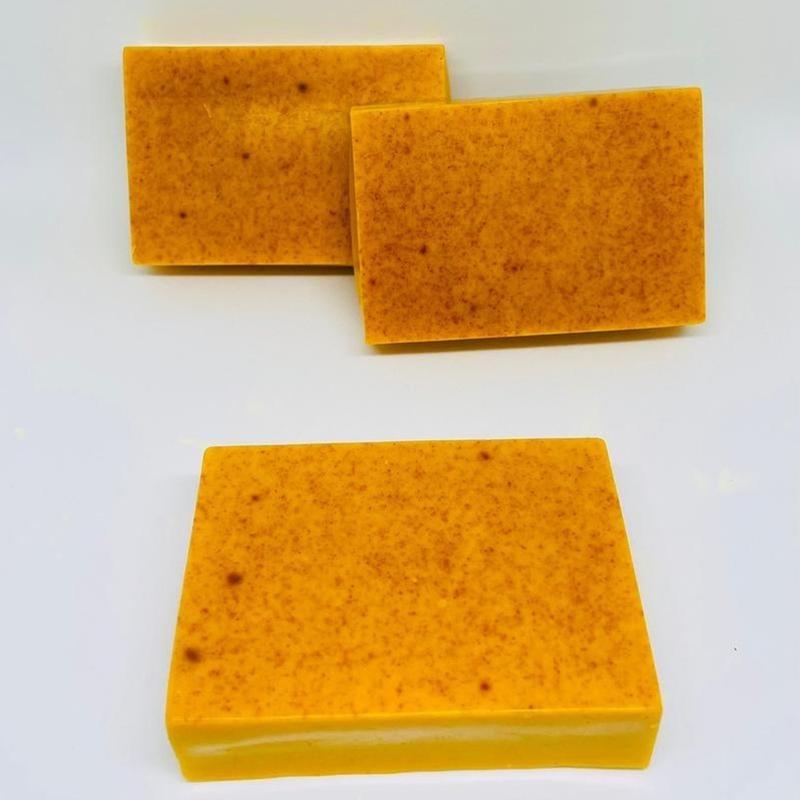 3 PCS Lemon Turmeric Kojic Soap Fragrance, Lemon Turmeric & Kojic Soap Bar for Face and Body for All Skin Types