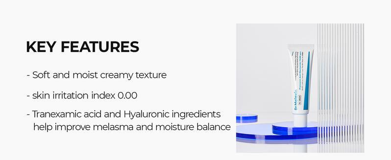 TX Cream 50ml Nano Tranexamic Acid | Hyaluronic Niacinamide | Soft Creamy Texture | For Sensitive & Dry Skin | Daily Night Skincare | Post-Sun Repair & Office Dryness Relief