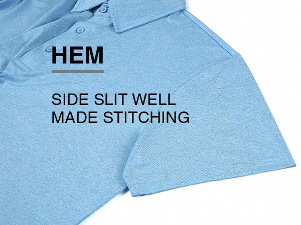 COOFANDY Men's Polo Shirt Golf Dry Fit Performance Short Sleeve Moisture Wicking Athletic Polo Collared Tennis T-Shirt