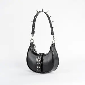 Wicked Misfit Chain & Spikes Handbag / Shoulder Bags