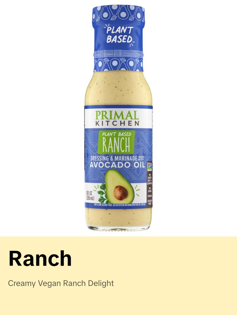 Plant Based Ranch Dressing