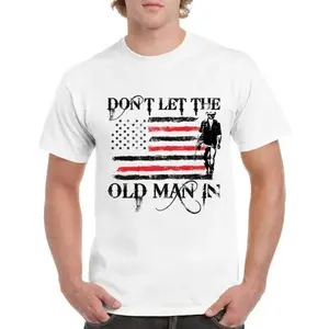 Retro T Shirt Featuring Dont Let the Old Man In Rip Toby Keith Artwork