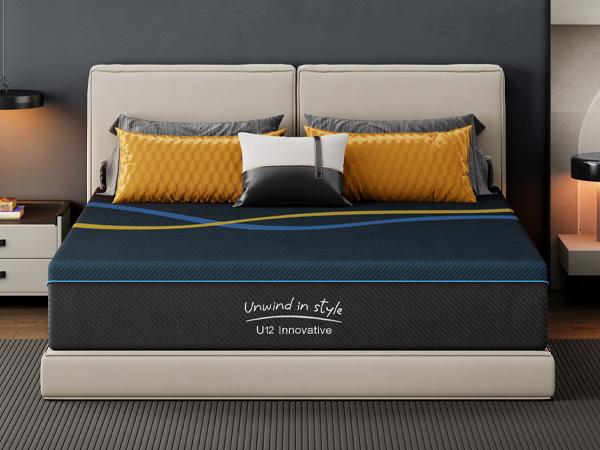 Mattress Multi-Layer Memory Foam Mattress - Medium Firmness with Bamboo Charcoal & Green Tea Infusion