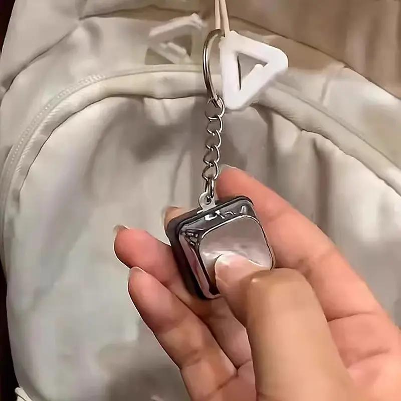 Prank Shock Button Keychain - Safe Low-Voltage Gadget for Parties Offices and Dormitories Fun Prank Toy Keychain