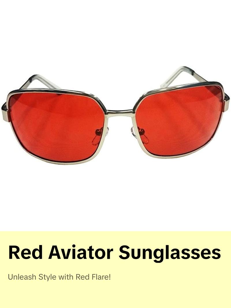 Fight Club Salesman Red Sunglasses