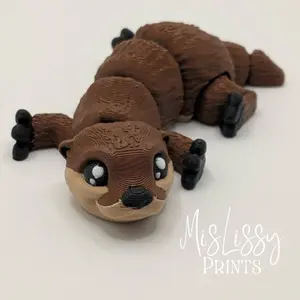 Otter Flexi 3D Print Decor