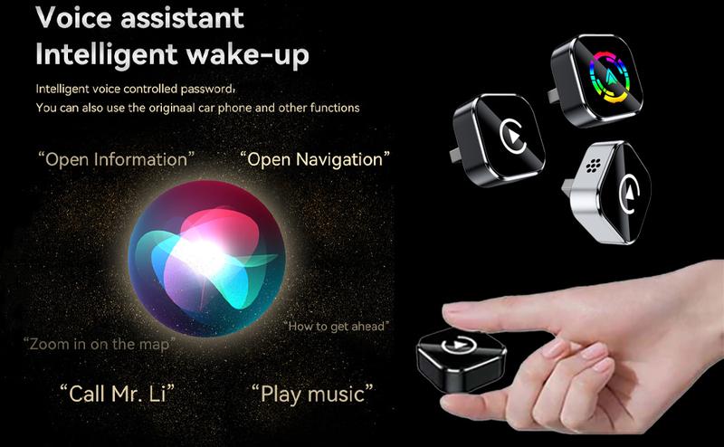 2026 Wireless CarPlay Adapter for Apple,for Android, Upgrade Wired to Wireless, Mini USB-C/Type-C Design, Plug and Play, No Delay Bluetooth+WIFI Stable Connection Car Play for iPhone