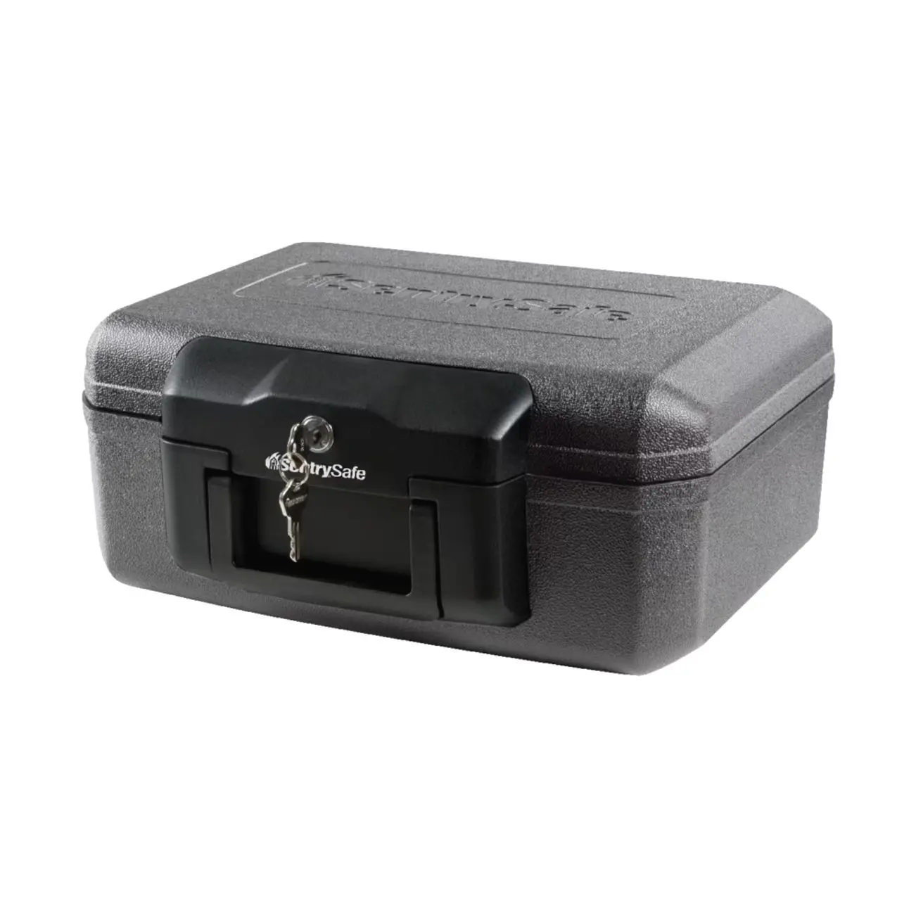 SentrySafe 1200 Fire-Resistant Box Safe with Key Lock 0.18 Cu. ft., Black - 78