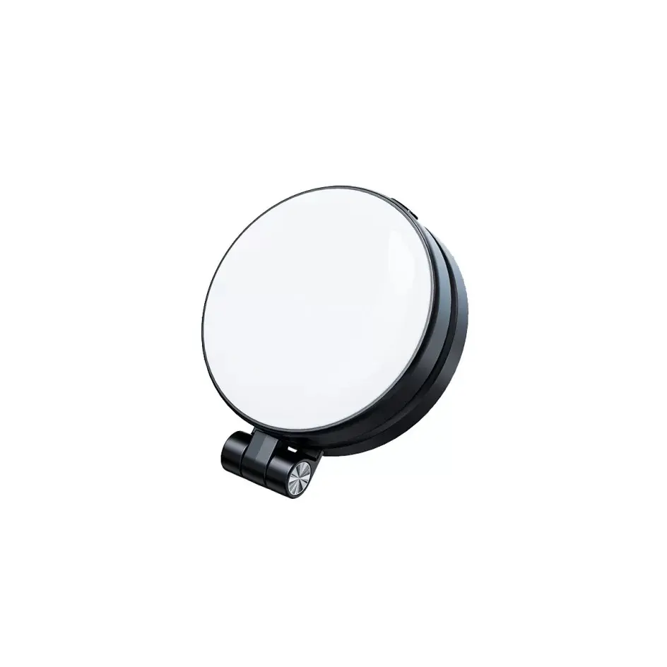 MagSafe Magnetic Selfie Ring Light, Mini Portable Rechargeable LED Fill Light with Mirror, Extendable Pocket Size for Makeup Travel Vlog Selfie Photography Live Stream