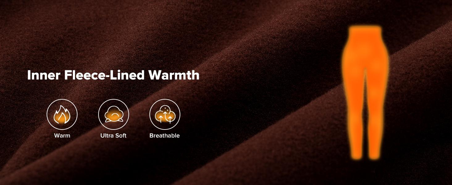 BRXL Women's Tummy Control Fleece Lined Leggings Zip Pocket High Waist Water Resistant Winter Legging Warm Insulated #OutdoorFun #HolidayWarmth-1 BRXL Women's Tummy Control Fleece Lined Leggings Zip Pocket High Waist Water Resistant Winter Legging Warm Insulated #OutdoorFun #HolidayWarmth-1