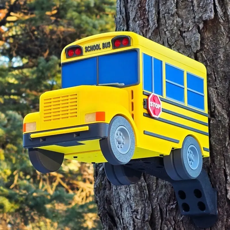 The School Bus 3d printed birdhouse