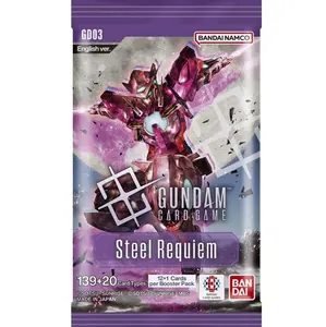 Gundam TCG GD03 Steel Requiem Booster Pack (RIPPED LIVE)