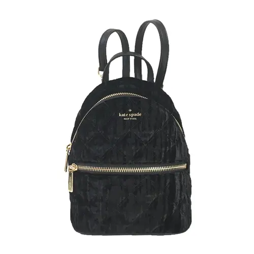 Kate Spade Natalie Crushed Velvet Convertible Mini Backpack  display picture 3