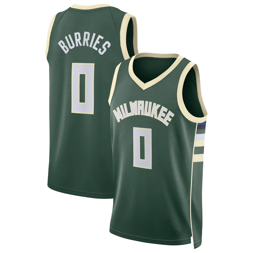 Brayden Burries Unisex Swingman Jersey - Icon Edition - Hunter Green