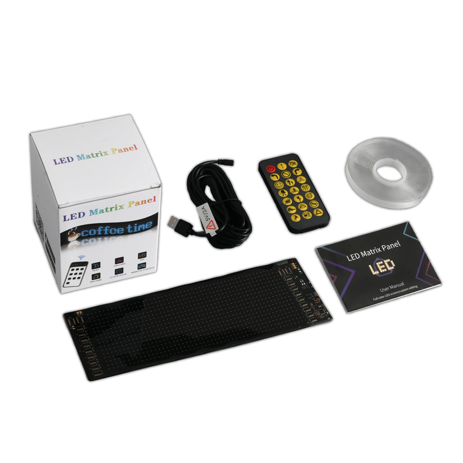 MasterAkoh Programmable Scrolling LED Car Sign, Flexible USB 5V Digital Light Display, 7''*3'' &15''*4'' two sizes, Bluetooth App Control Custom Text Animation for Store Taxi Counter Booth Advertising MasterAkoh Programmable Scrolling LED Car Sign, Flexible USB 5V Digital Light Display, 7''*3'' &15''*4'' two sizes, Bluetooth App Control Custom Text Animation for Store Taxi Counter Booth Advertising