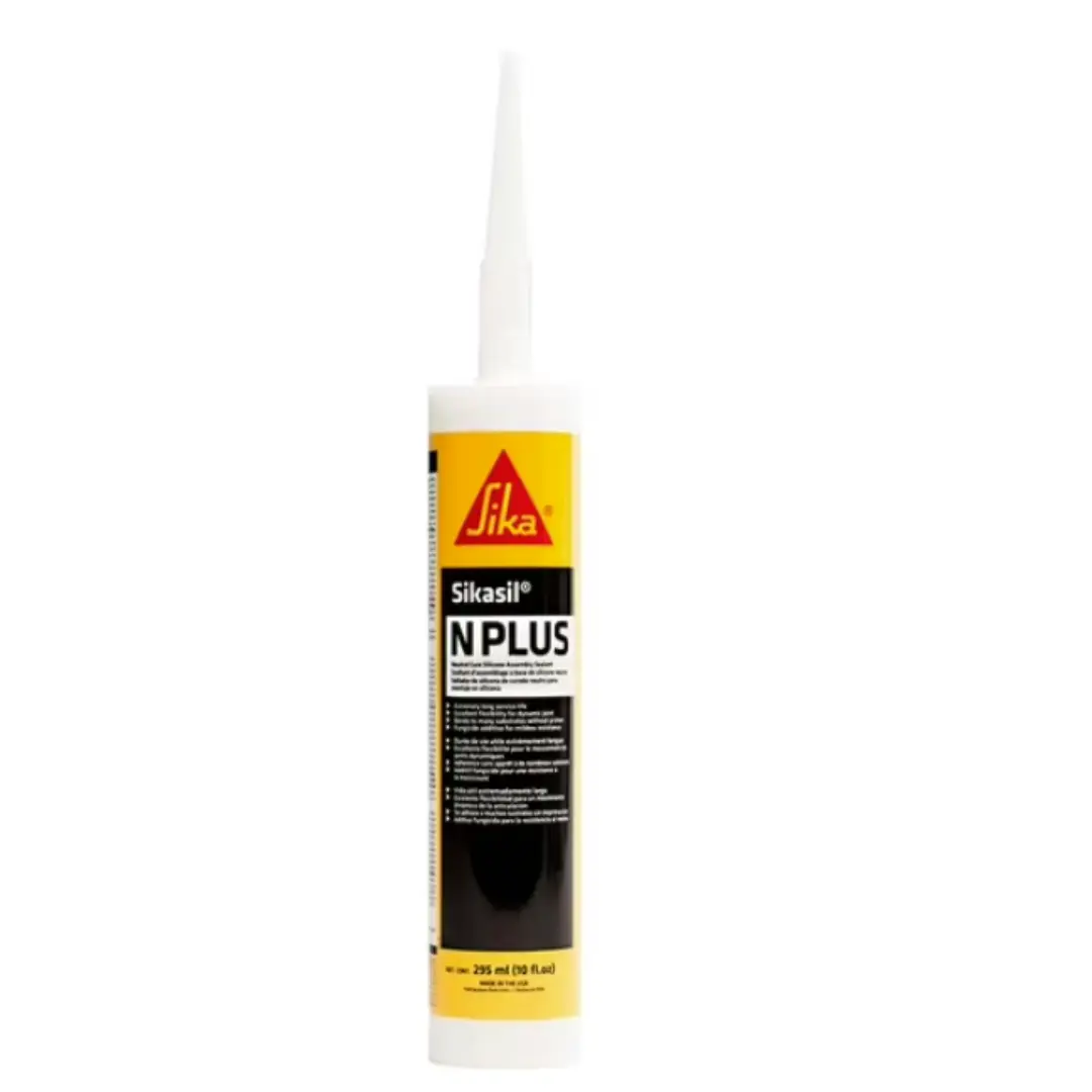 Sikasill N Plus Silicone Sealant 10 oz – High-Performance Construction Sealant for Expansion & Control Joints, Doors, Windows, Curtain Walls – UV & Ozone Resistant, Non-Staining, ±50% Joint Movement – Made in USA | NAVAJO WHITE