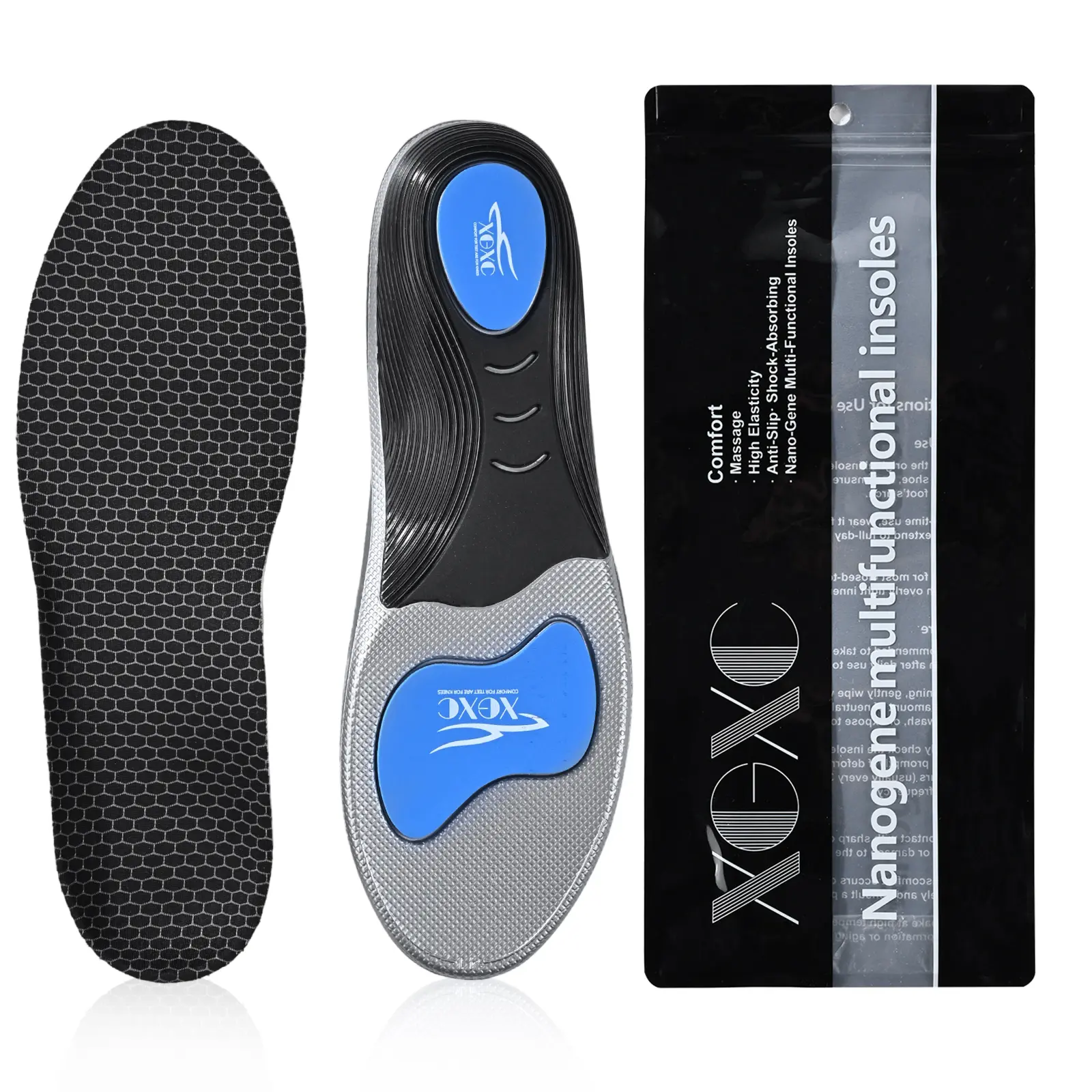Orthopedic Arch Support Insoles for Plantar Fasciitis Relief - Military-Grade High Cushion for Work Boots, Walking & Standing, Supports 220+ lbs, Orthopedic Insoles, Fishing, Camping, Arch Support Insoles & Heel Liners sohochic sohochic sohochic sohochic