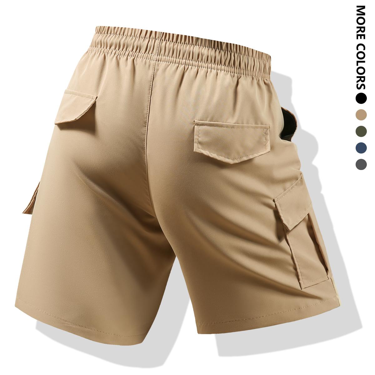 Men's Workout Shorts with Multi Pockets - Set of 5 - Perfect for Outdoor Sports, Running & Training - Gym Use