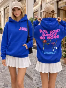 DJS Don't Dance No More 2 Side Tee Shirt - Sweatshirt - Hoodie Heavy Cotton - Women's Wear - Kiss All The Time Shirt