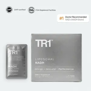TR1 Performance NAD Cards - Liposomal NADH for Energy Boost Focus Enhancement & Cellular Support Athlete Approved Clinically Proven