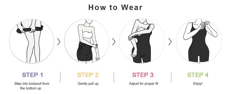 SHAPERX Tummy Control Seamless Shapewear Full Body Women's Bodysuit Ultra Stretch Fabric Customizable Fit Breathable Mesh Design Comfortable Fit