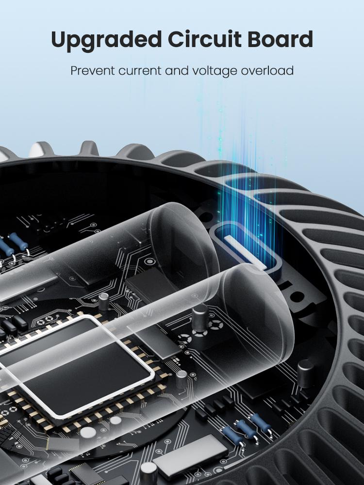 TikTok Shop Black Friday Gaiatop Baby Stroller Fan, Mosquito-Repellent Fan, Octopus Fan-4000mAh Oscillating Portable Fan with Light, 4 Speeds, Battery-Operated, 360° Rotating Tripod, Clip-On for Stroller, Car Seat, Crib, Travel Fans, Tummy Time