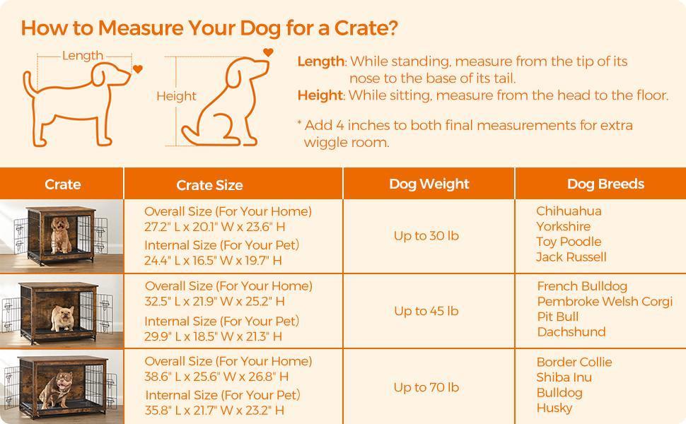 SONGMICS HOME Feandrea Dog Crate Furniture, Side End Table, Modern Kennel for Dogs Indoor, Heavy-Duty Dog Cage with Multi-Purpose Removable Tray, Double-Door Dog House SONGMICS HOME Feandrea Dog Crate Furniture, Side End Table, Modern Kennel for Dogs Indoor, Heavy-Duty Dog Cage with Multi-Purpose Removable Tray, Double-Door Dog House