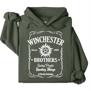 Sam And Dean Winchester Fan, Funny Supernatural Tee, Gifts Unisex Hoodie