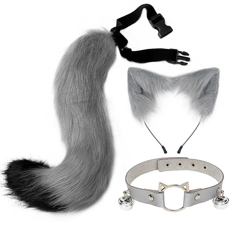 Fluffy Cat Ear & Tail Set with Collar – Cute Cosplay Outfit for Girls | Perfect for Anime, Halloween & Dress-Up Festival Fluffy Cat Ear & Tail Set with Collar – Cute Cosplay Outfit for Girls | Perfect for Anime, Halloween & Dress-Up Festival