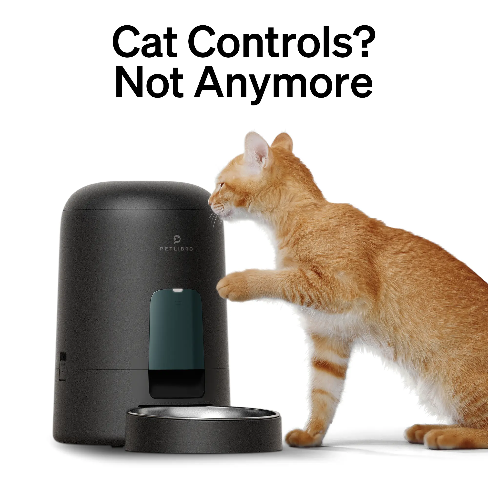 PetLibro Automatic Cat Food Dispenser 2L Battery-Operated with 180-Day Battery Life, Air Timed Dispenser for Cat & Dog