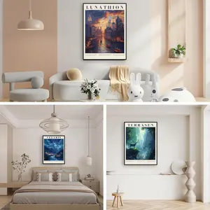 3 Pack Diamond Art Kits for Adults,Glass King City Painting Kits for Beginner DIY Round 5D Full Drill Diamond Dots Crafts for Home Wall Decor Gifts