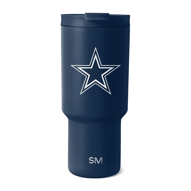 Simple Modern NFL Trek Tumbler 30oz - Flip Lid with Straw - Leak Proof, Dishwasher Safe Water Bottle