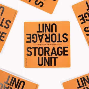 Storage Unit Moving Labels - Unique Wrap-Around Labels To Separate Storage Shipments for DIY & Professional Moves