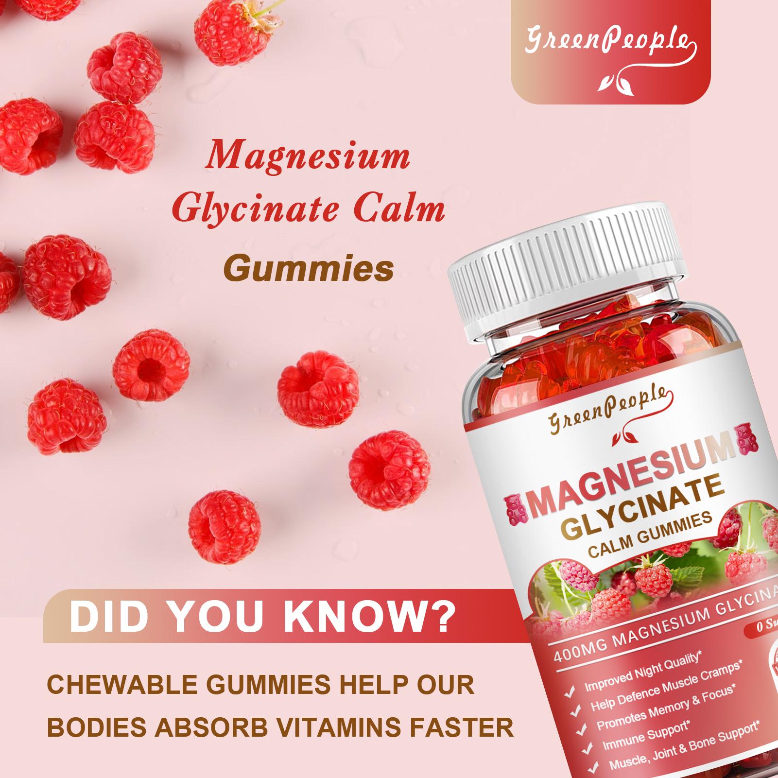 Your Magnesium Glycinate Gummies - Sugar Free gummies magnesium complex, for Calm Support & Sleep Healthcare Dietary