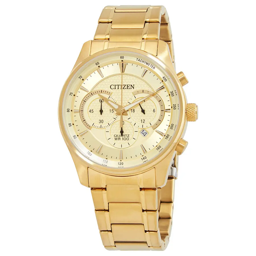 Citizen Men's Gold tone Stainless Steel Chronograph Watch - AN8192-56P