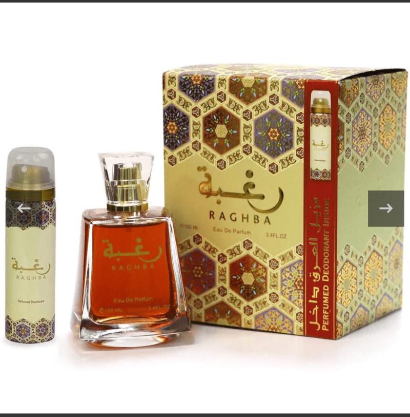 Lattafa Perfumes | Raghba for Women - 3.4 OZ (100ml) Vanilla - Sweet - Powdery - Oud - Amber Fragrance Arabian Aroma